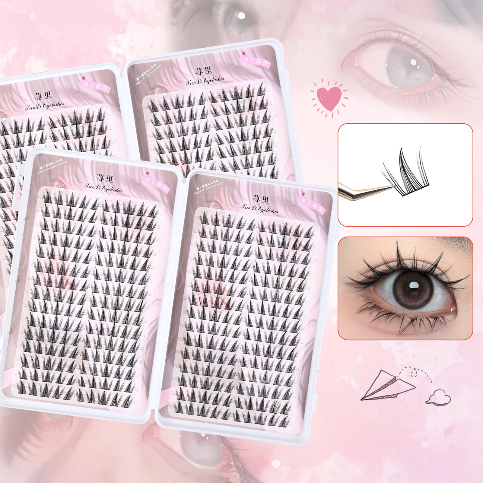 30rows 3D Wispy Fluffy Fake Ey - Beauty Makeup Book 评论和价格