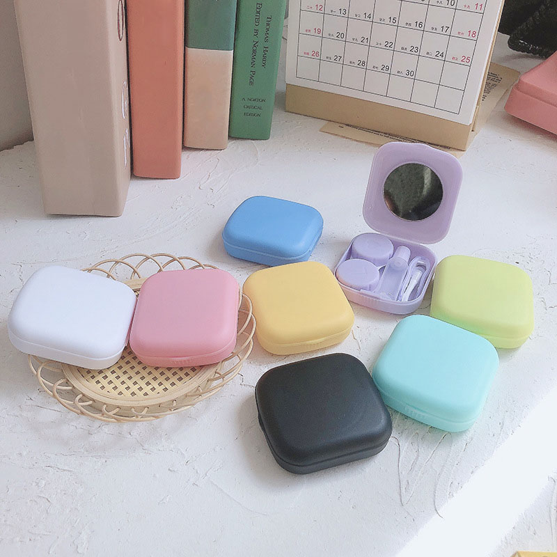 Mini Contact Lens Case Pocket  - Beauty Makeup Kit Box 评论和价格