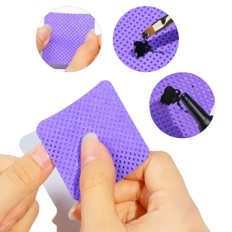 100pcs/Pack Lint-free Nail Pol - Gel Nail Polish 评论和价格